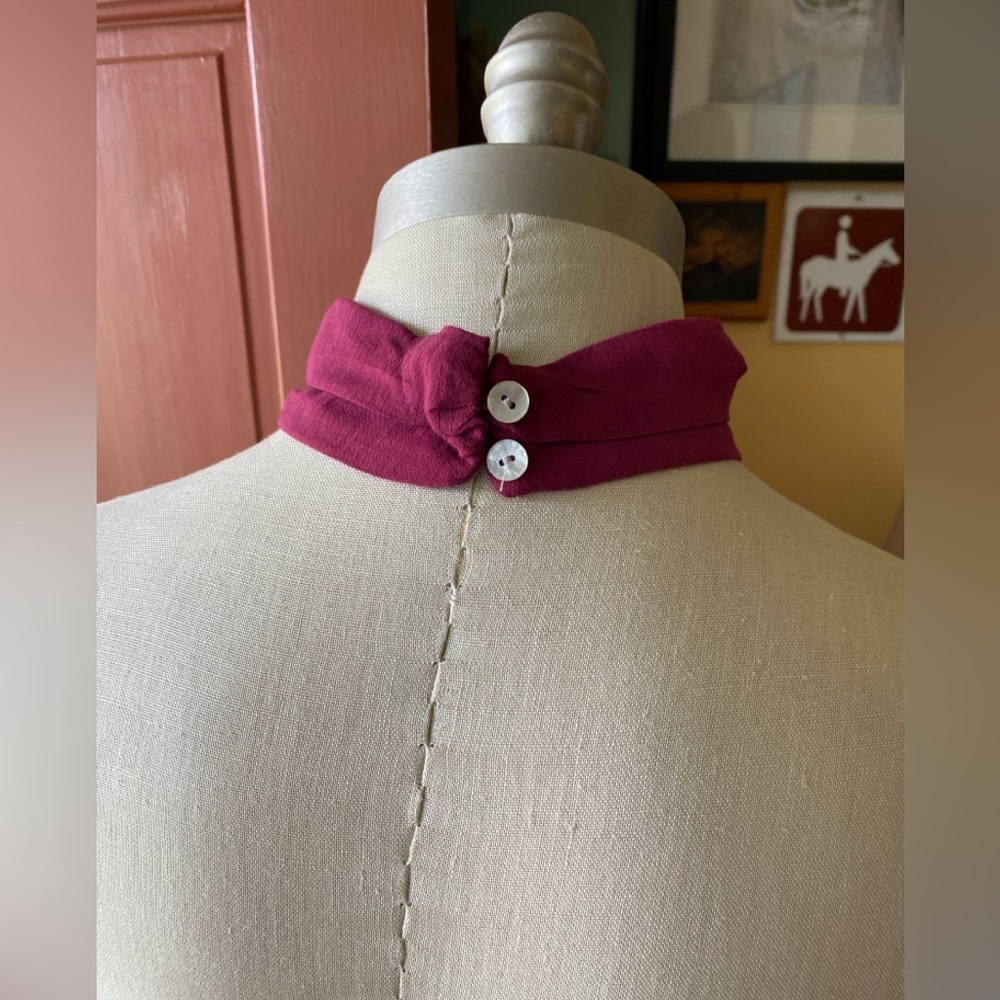 Coral And Raspberry Color Block Maxi Nine West Ko… - image 4